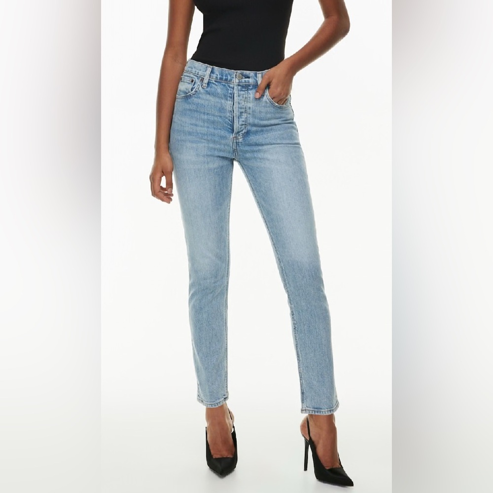 Aritzia Denim Forum The Yoko High Rise Slim